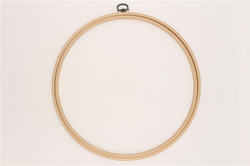 Nurge Ahşap Pano Nakış Kasnak No:7 - 8 mm Açık Kahverengi