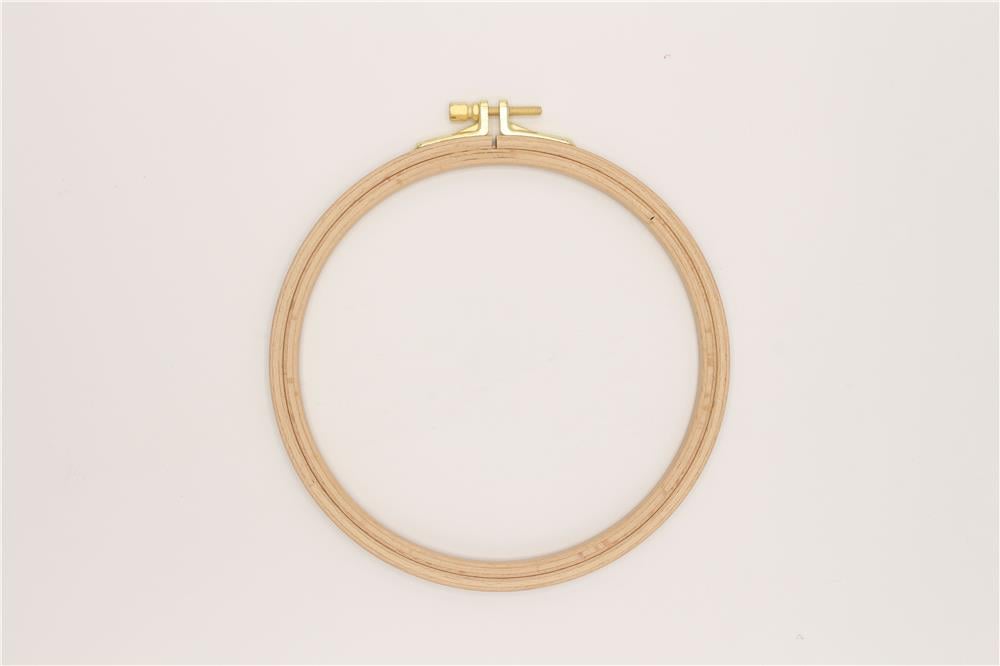Nurge Ahşap Vidalı Nakış Kasnak No:3 - 8 mm Açık Kahverengi