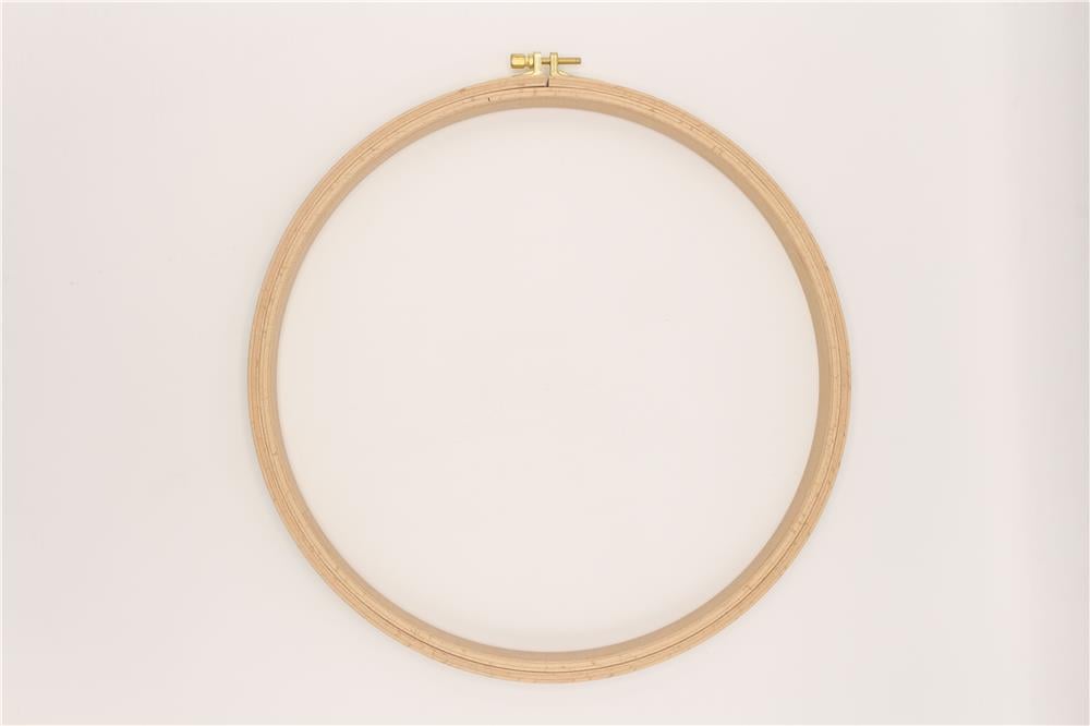 Nurge Ahşap Vidalı Nakış Kasnak No:7 - 16 mm Açık Kahverengi
