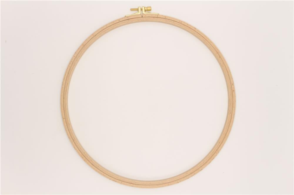 Nurge Ahşap Vidalı Nakış Kasnak No:8 - 8 mm Açık Kahverengi