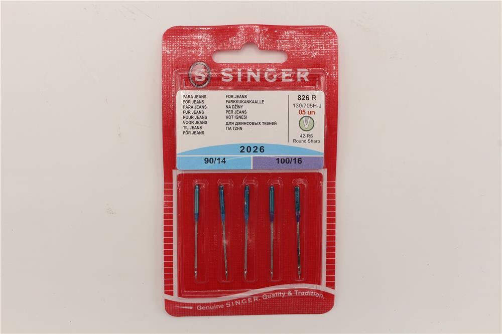 Singer 2026 Kot İğnesi - 1 Kart Nikel