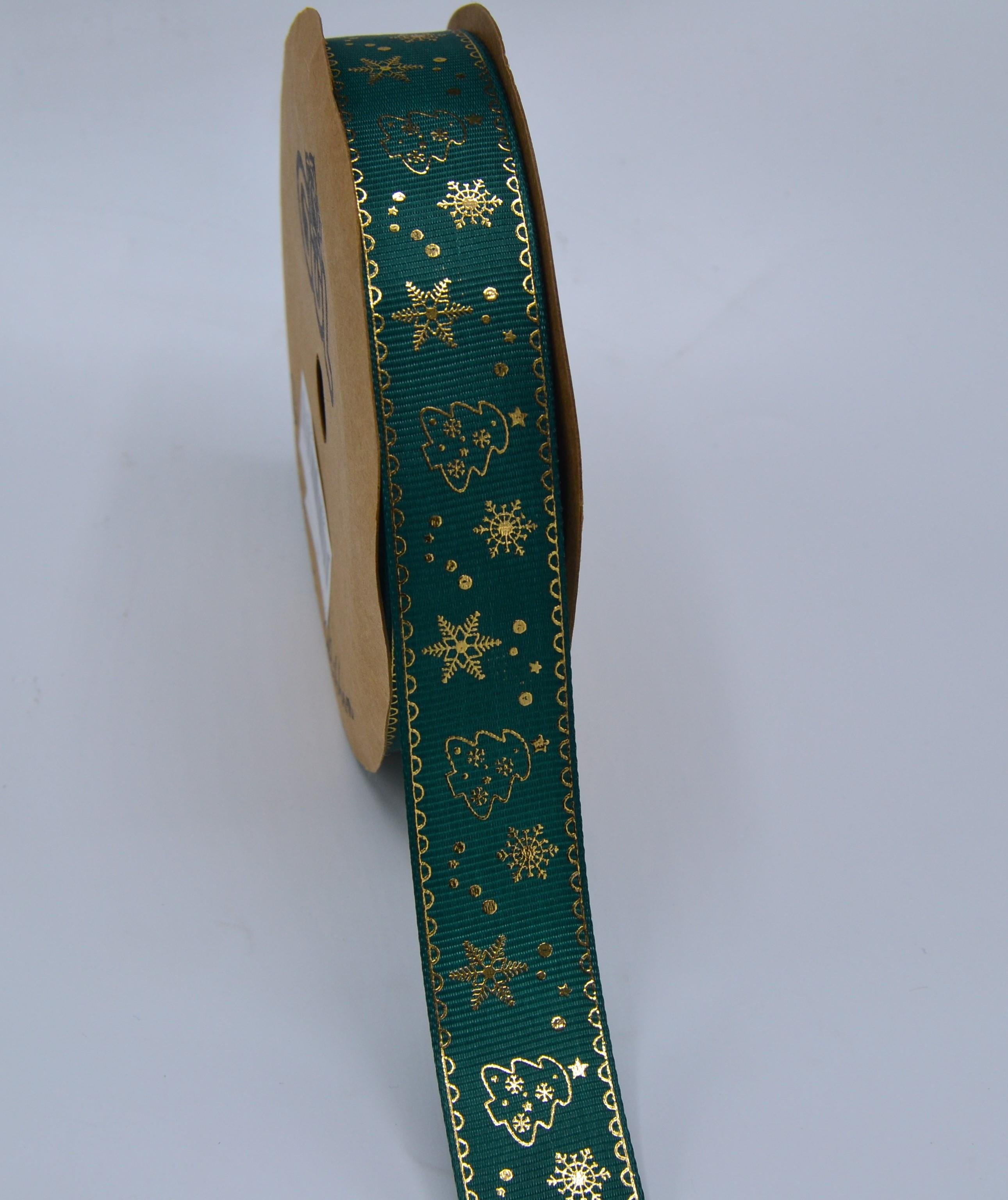 Yılbaşı Baskılı Kurdele 2.5 Cm