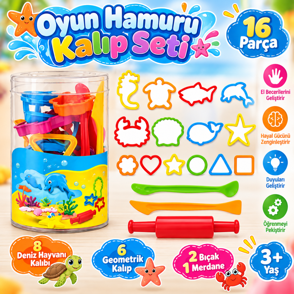 03291 17 parça MODELLEME SETİ