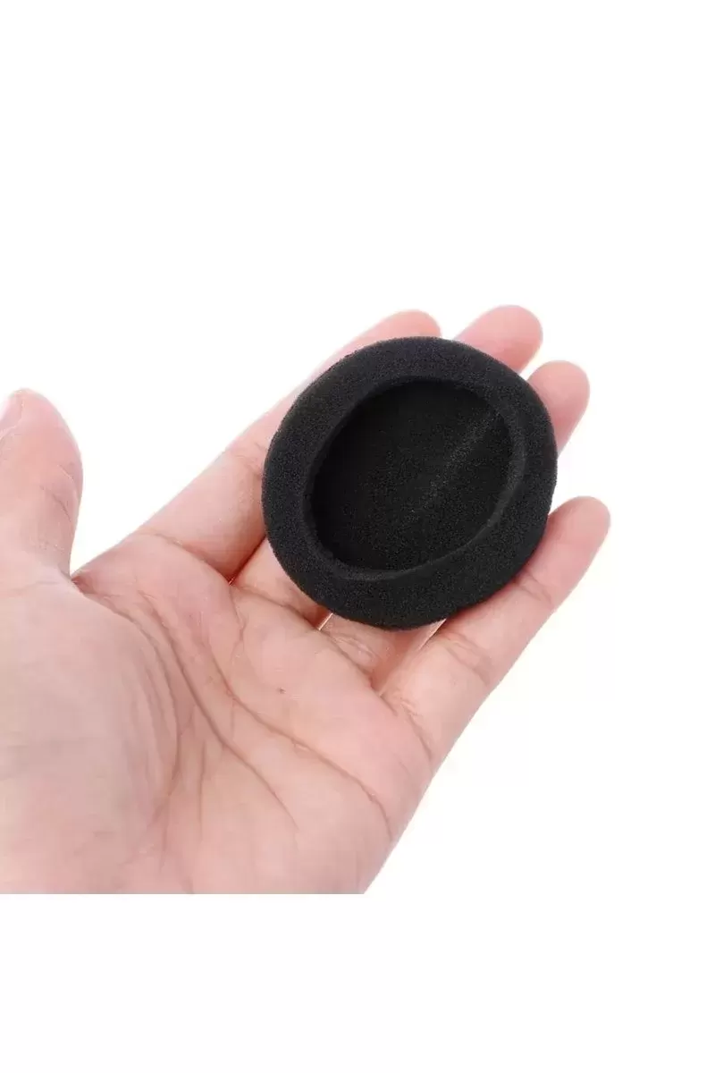 1 Çift (2 Adet) Kulaklık Süngeri 5 Cm Mp3 Mp4 Yedek Sünger
