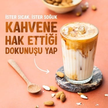 1 L Laktozsuz Vegan Barista Badem Sütü