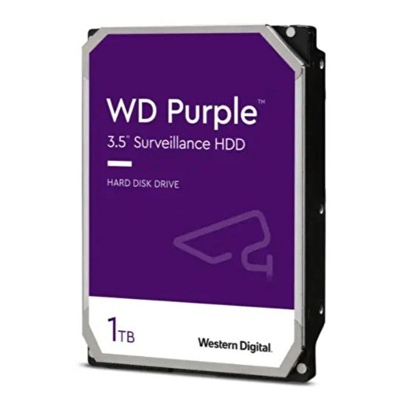 1 TB 3.5 PURPLE SATA3 5400RPM 64MB 7/24 GUVENLIK WD11PURZ (3 YIL RESMI DIST GARANTILI)