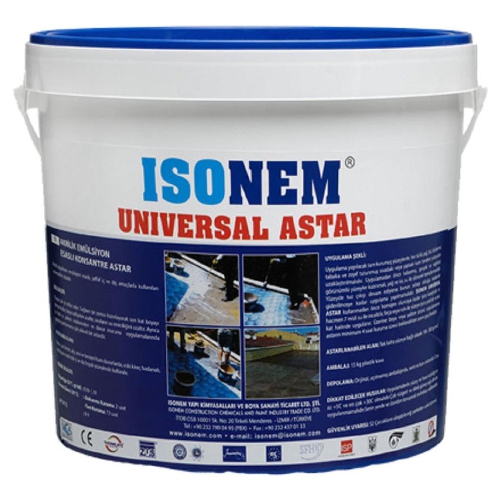 10 kg üniversal primer astar, her yüzey için