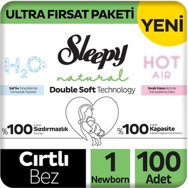 100 Adet Newborn Bebek Bezi Ultra Yumuşak Fırsat Paketi