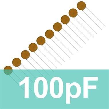 100pF Seramik Kondansatör - Mercimek Kapasitör
