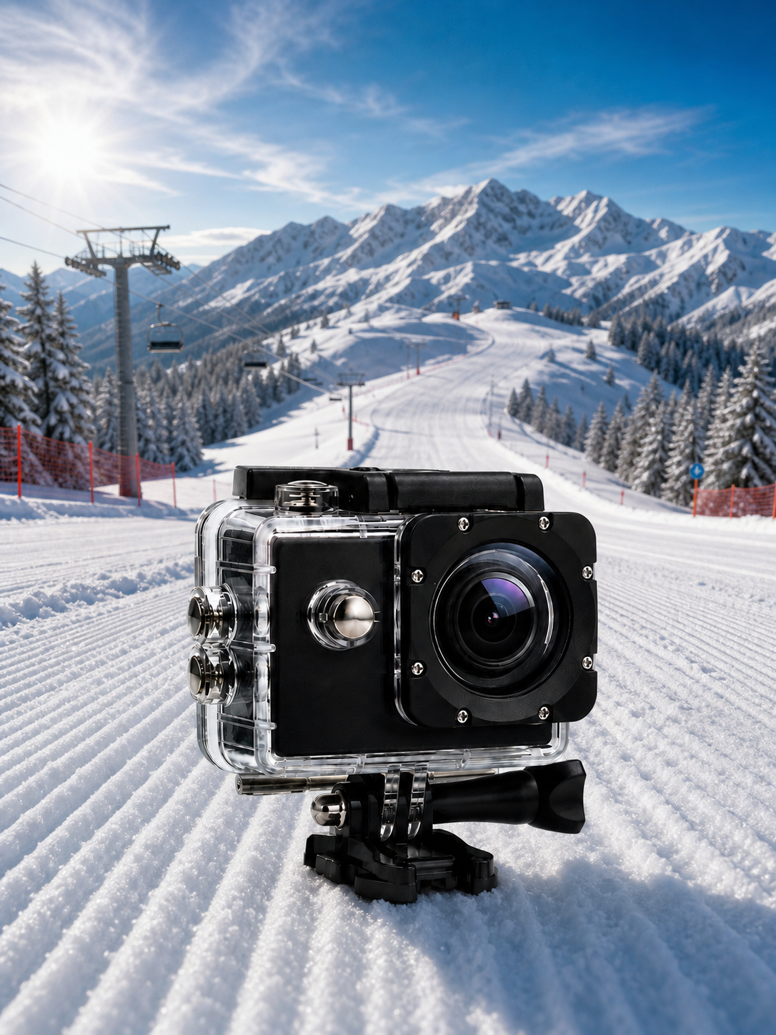 1080P Full HD Spor Kamerası Kompakt ve Dayanıklı Tasarım