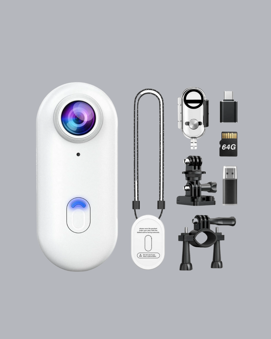 1080P Suya Dayanıklı Aksiyon Spor Kamerası 120° Geniş Açı ve WiFi Destekli
