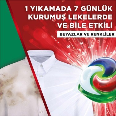 10'lu Kapsül Çamaşır Deterjanı Beyazlar ve Renkliler için