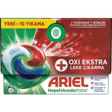 10'lu Kapsül Çamaşır Deterjanı Beyazlar ve Renkliler için