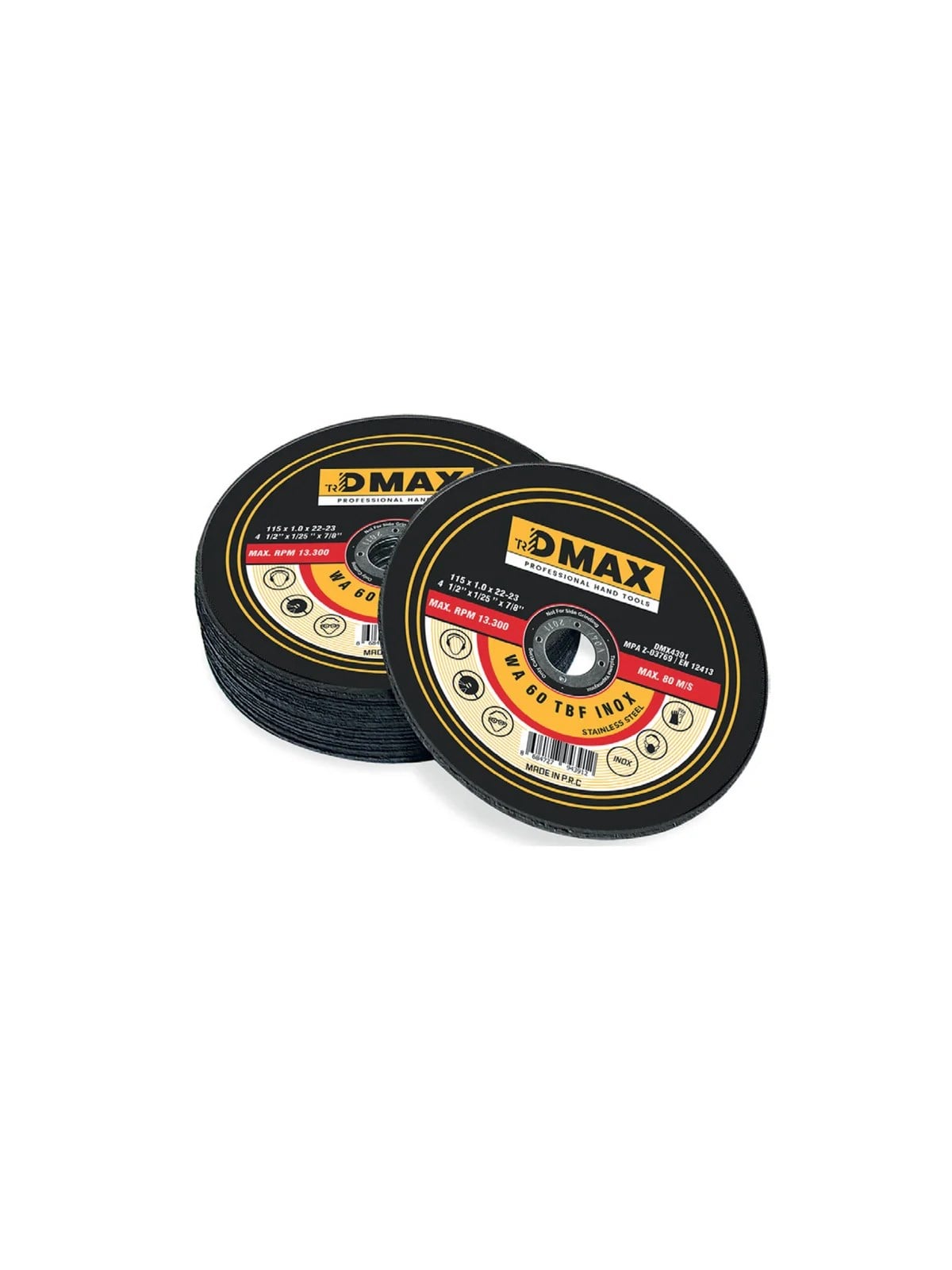 115x1.0x22 mm İnox Kesici Taş DMX4391