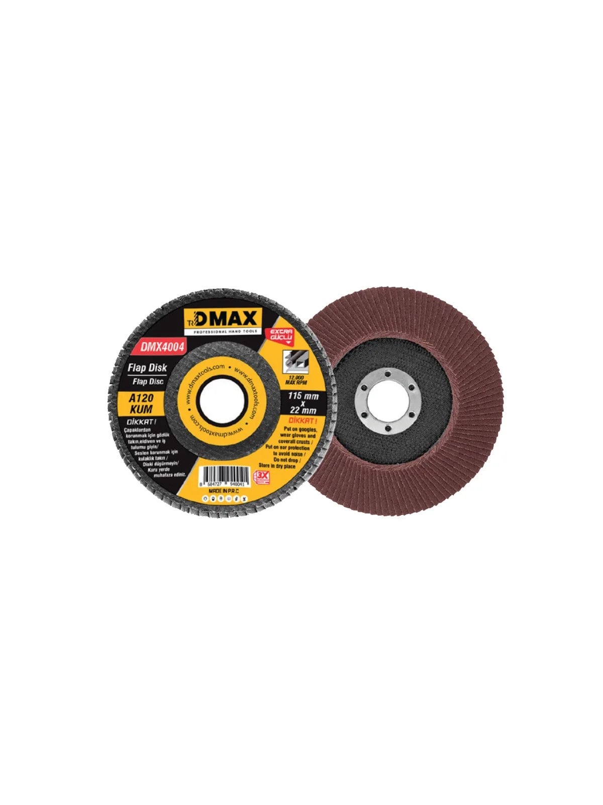 115x22 mm Flap Disk AO 80 Kum DMX4002