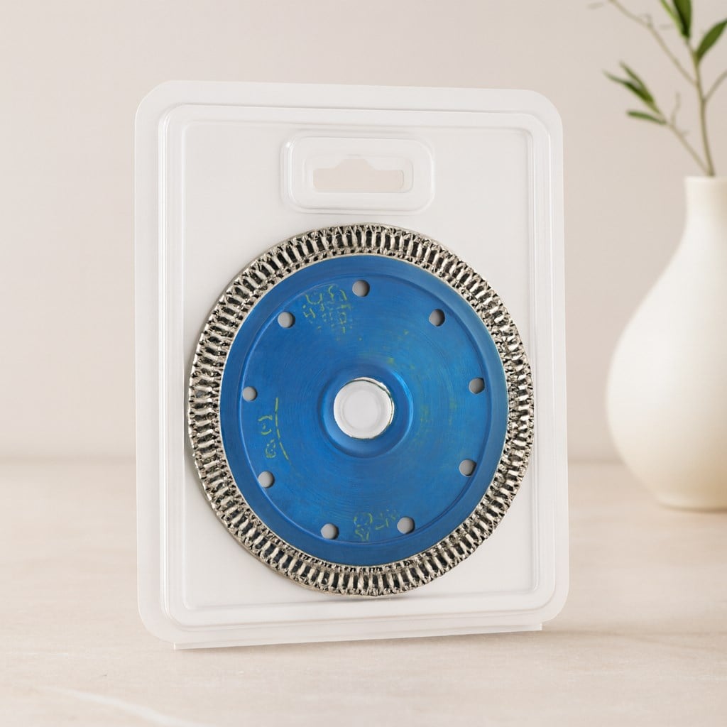 115x22.2 mm Elmas Mermer Kesici Disk İnce Turbo 1.2 mm