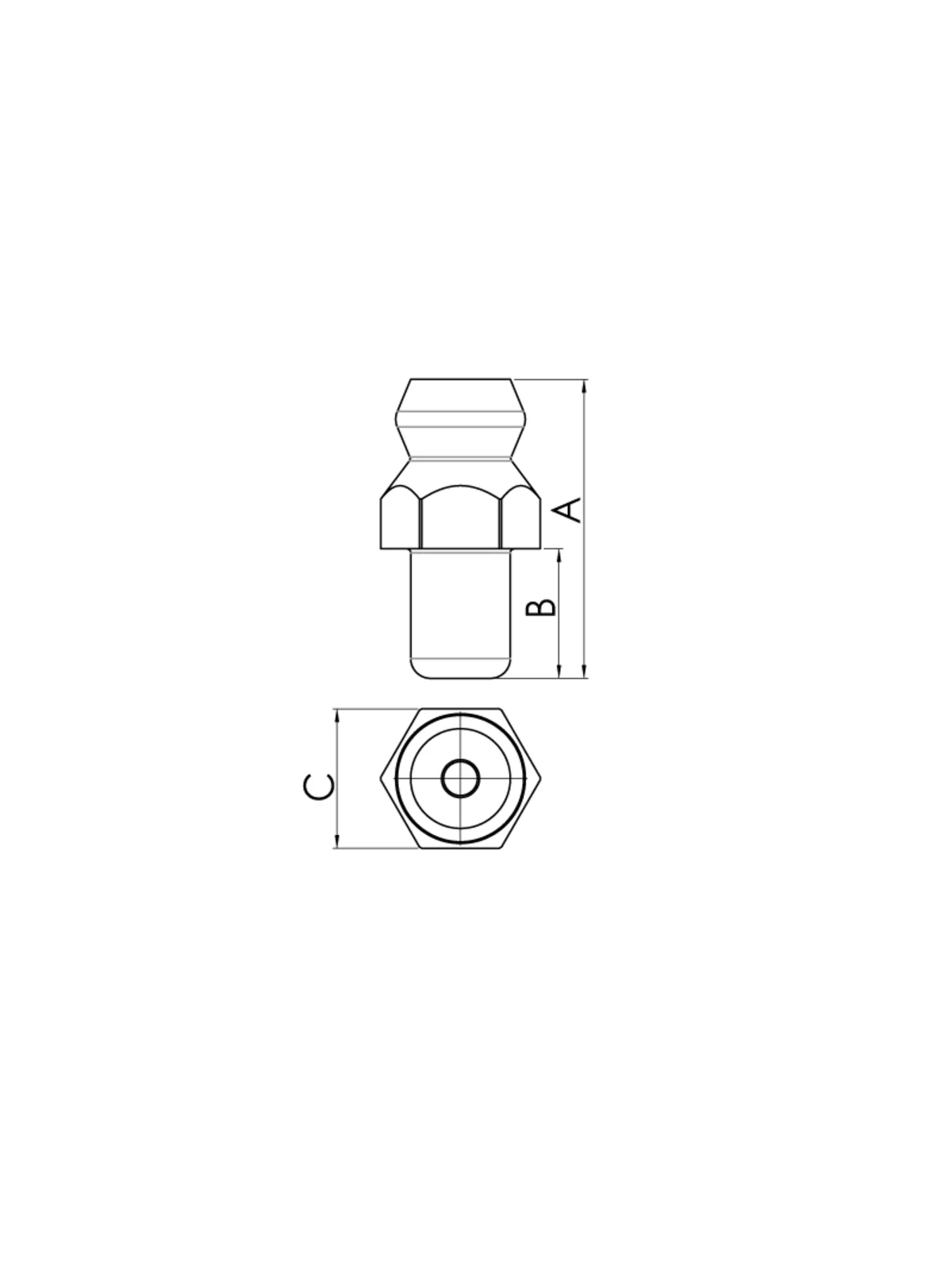 1/2 Düz Gresörlük H1 DIN 71412