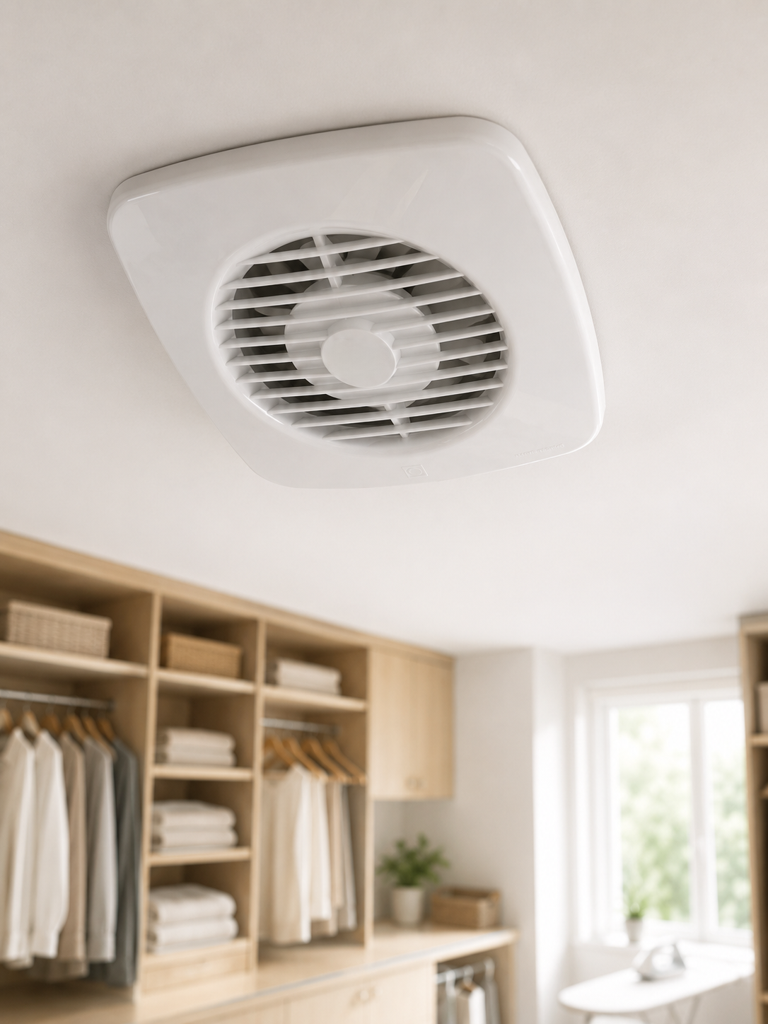 120 mm Dekoratif Aspiratör 16 W 180 m³/h Banyo Mutfak ve WC Havalandırma Fanı