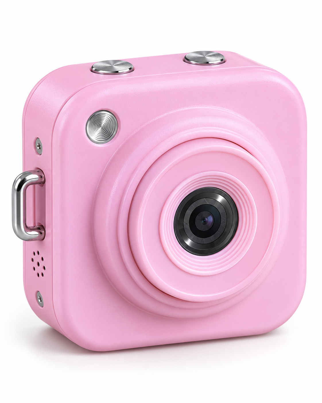 128 GB’a Kadar Hafıza Kartı Destekli Pembe Mini Dijital Fotoğraf Makinesi