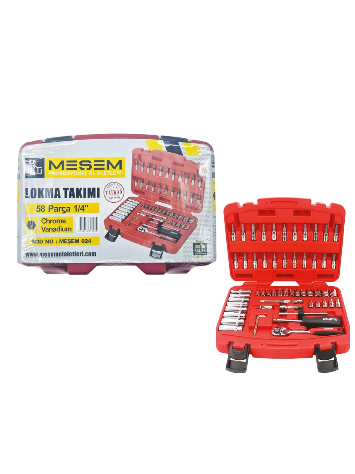 1/4 Lokma Takımı 58 Parça MES024