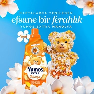 1440 ml Manolya Aromalı Extra Yumuşatıcı ile 60 Yıkama