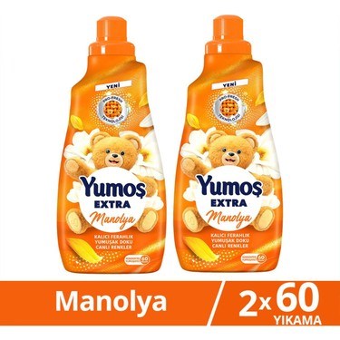 1440 ml Manolya Aromalı Extra Yumuşatıcı ile 60 Yıkama