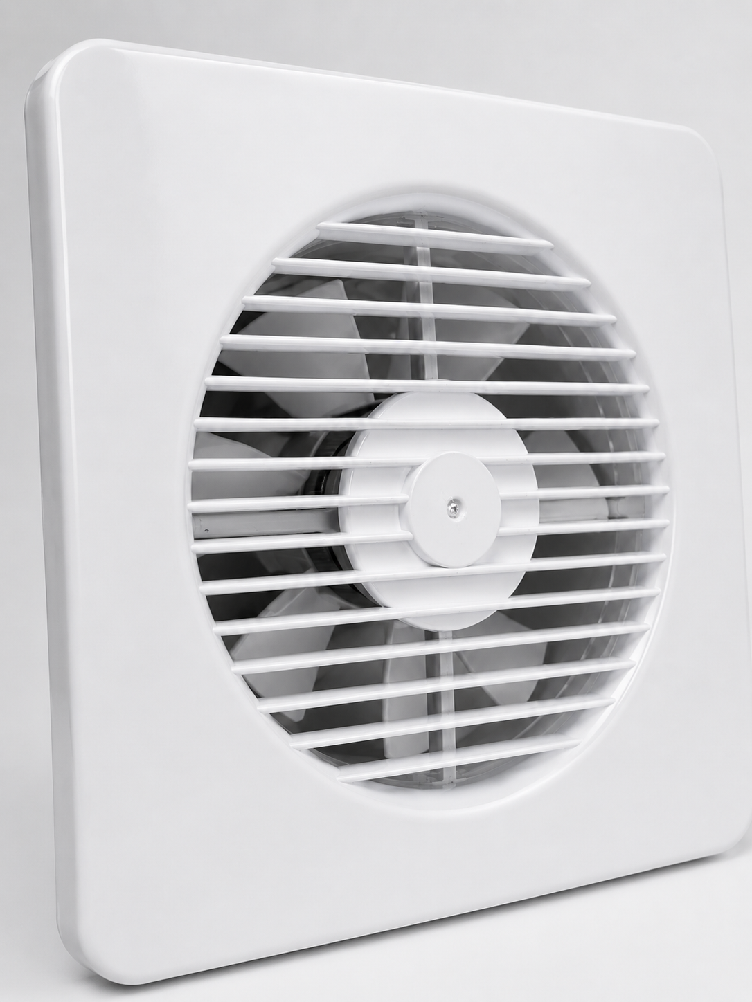 150 mm Dekoratif Aspiratör 20,8 x 20,8 cm 20 W 320 m³/h Duvar ve Tavan Tipi Havalandırma Fanı