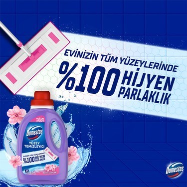 1500 ml Bahar Çiçekleri İçin Yoğun Kıvamlı Yüzey Temizleyici