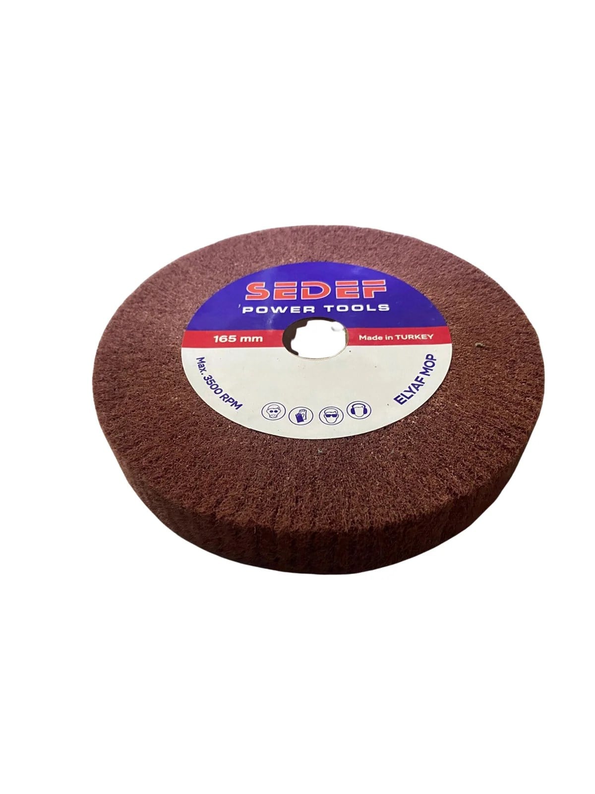165x30x25 Flanşlı Elyaf Mop Zımpara Coarse SERT AM
