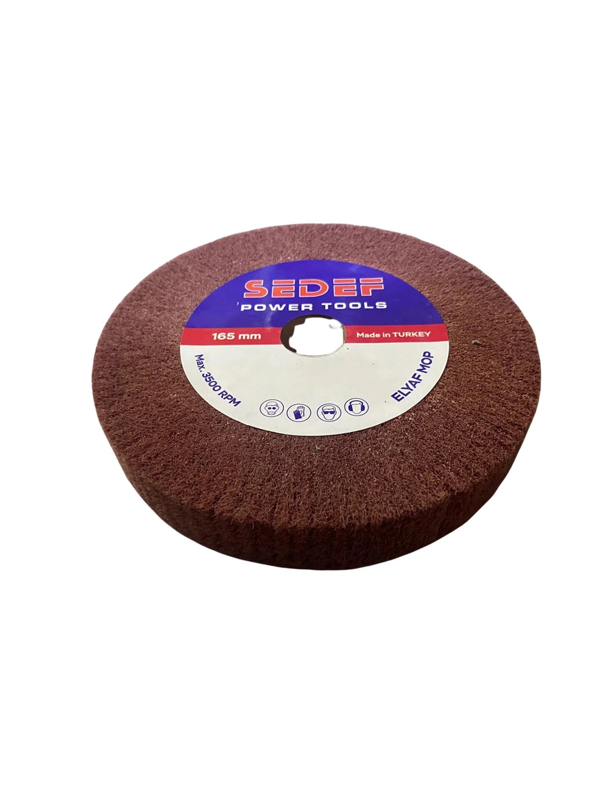 165x50x25 Flanşlı Elyaf Mop Zımpara Coarse SERT AM