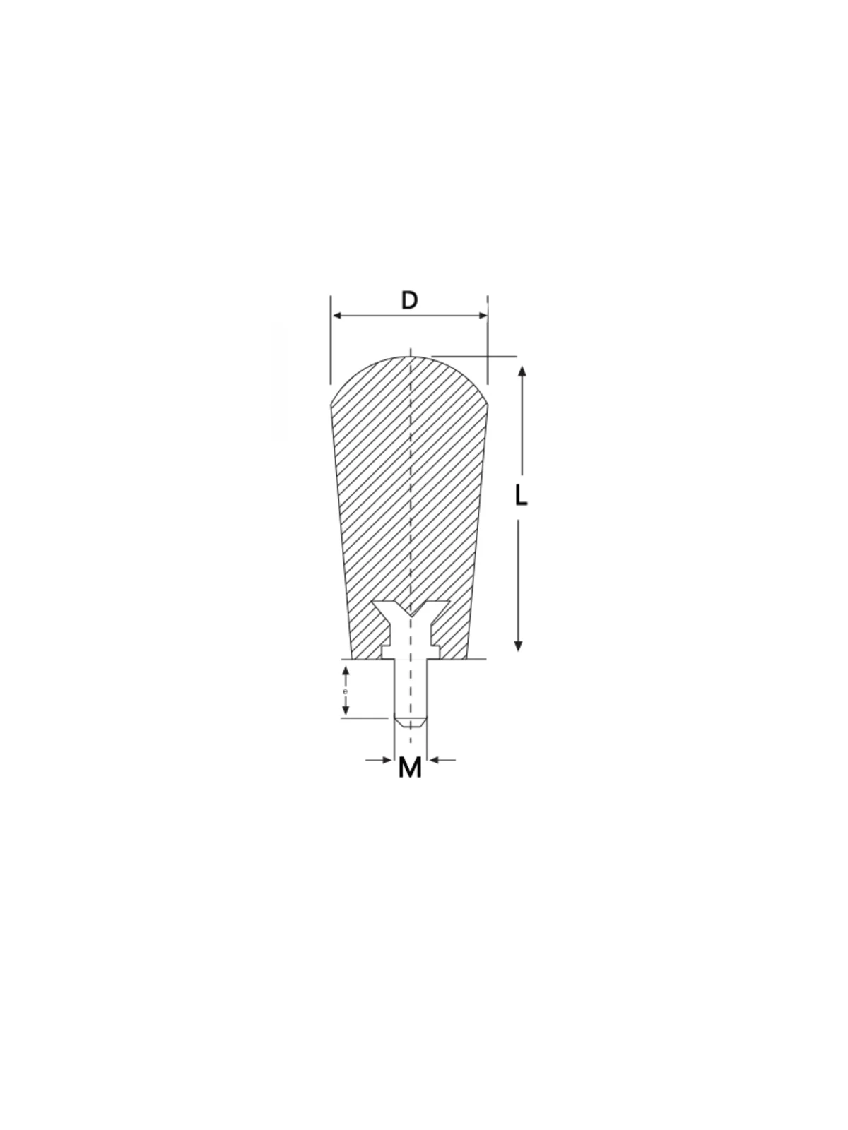 18X40 M6X13 SİLİNDİR SAP DİŞİ