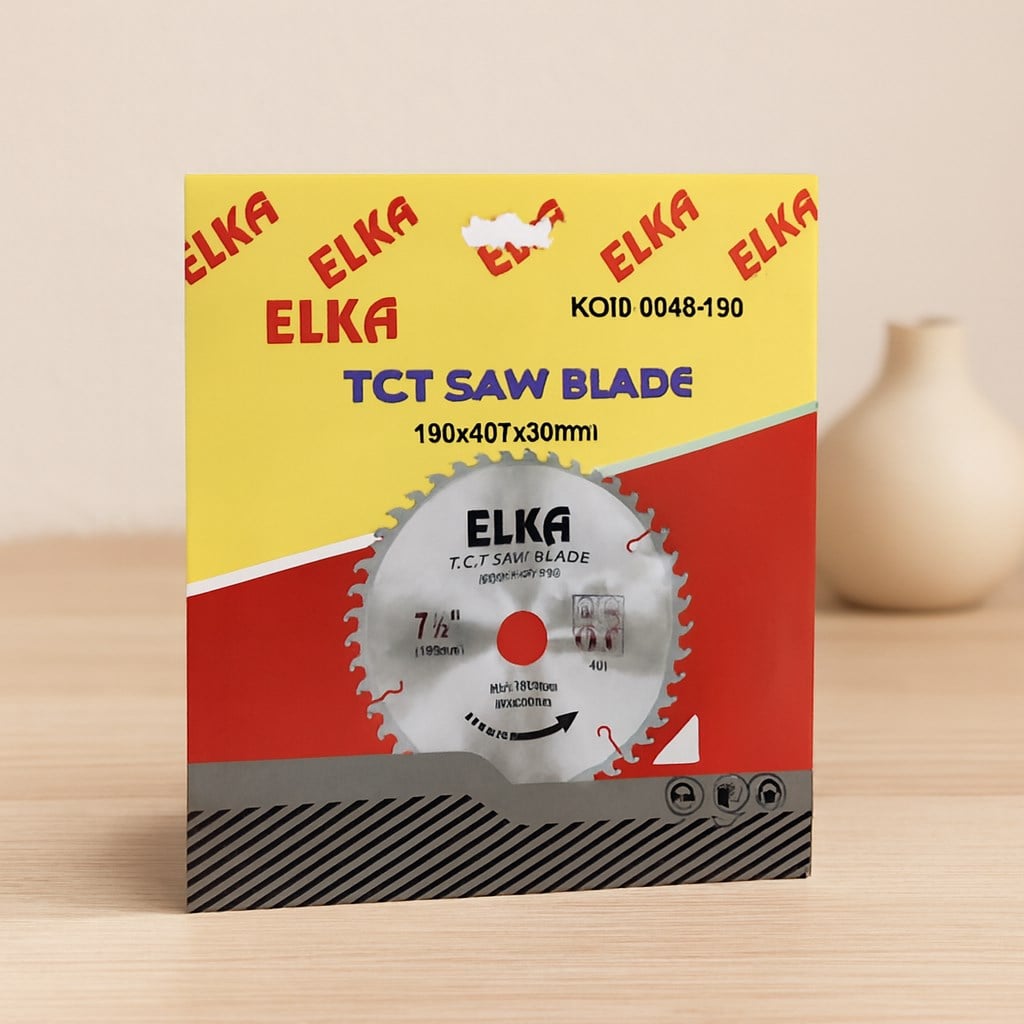 190 mm TCT Testere Bıçağı 40 Diş 30 mm Göbek Ahşap/Sunta