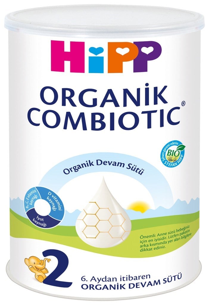 2 Organik Combiotic Bebek Sütü 350 Gr