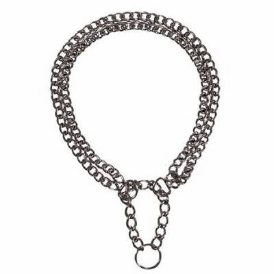2 Sıra Zincir Köpek Boyun Tasması 50 Cm 2,5 Mm