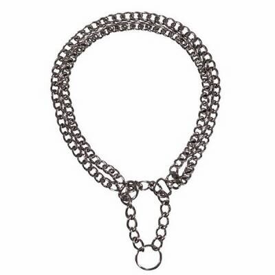 2 Sıra Zincir Köpek Boyun Tasması 55 Cm 2,5 Mm