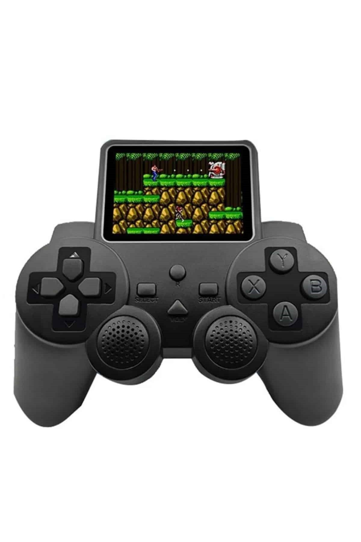 2.4 İnç Ekran 520 Oyunlu Retro Temalı Kablosuz Oyun Kolu El Atarisi