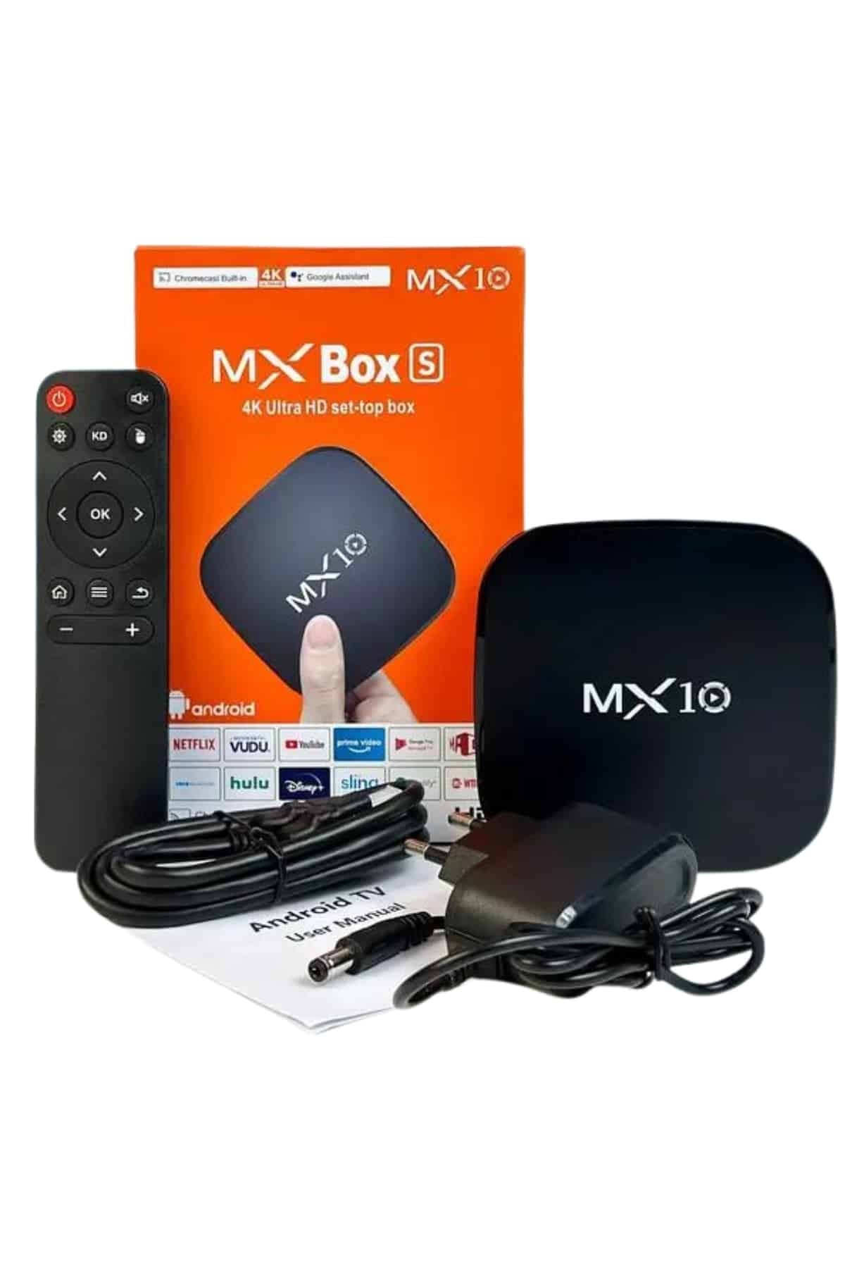 2.4G Wifi Tv Box Medya Oynatıcı TV Uyumlu MX Box Kutusu Android TV