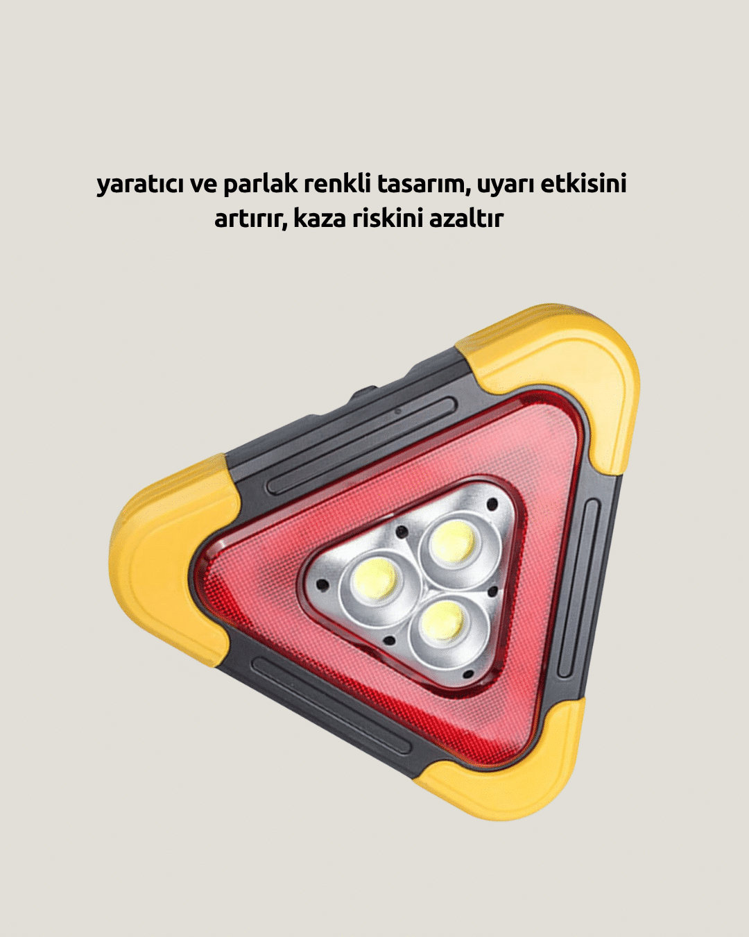 2000mAh Kapasiteli Taşınabilir Üçgen Park Lambası Yeni Nesil