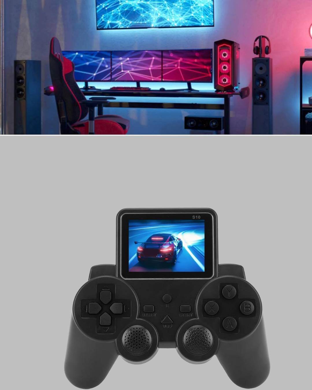 2025 S10 Gamepad 520 Klasik Retro Oyunlu TV Bağlantılı A Kalite Orijinal Yeni Nesil