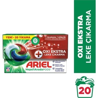 20'li Kapsül Çamaşır Deterjanı Beyazlar ve Renkliler için