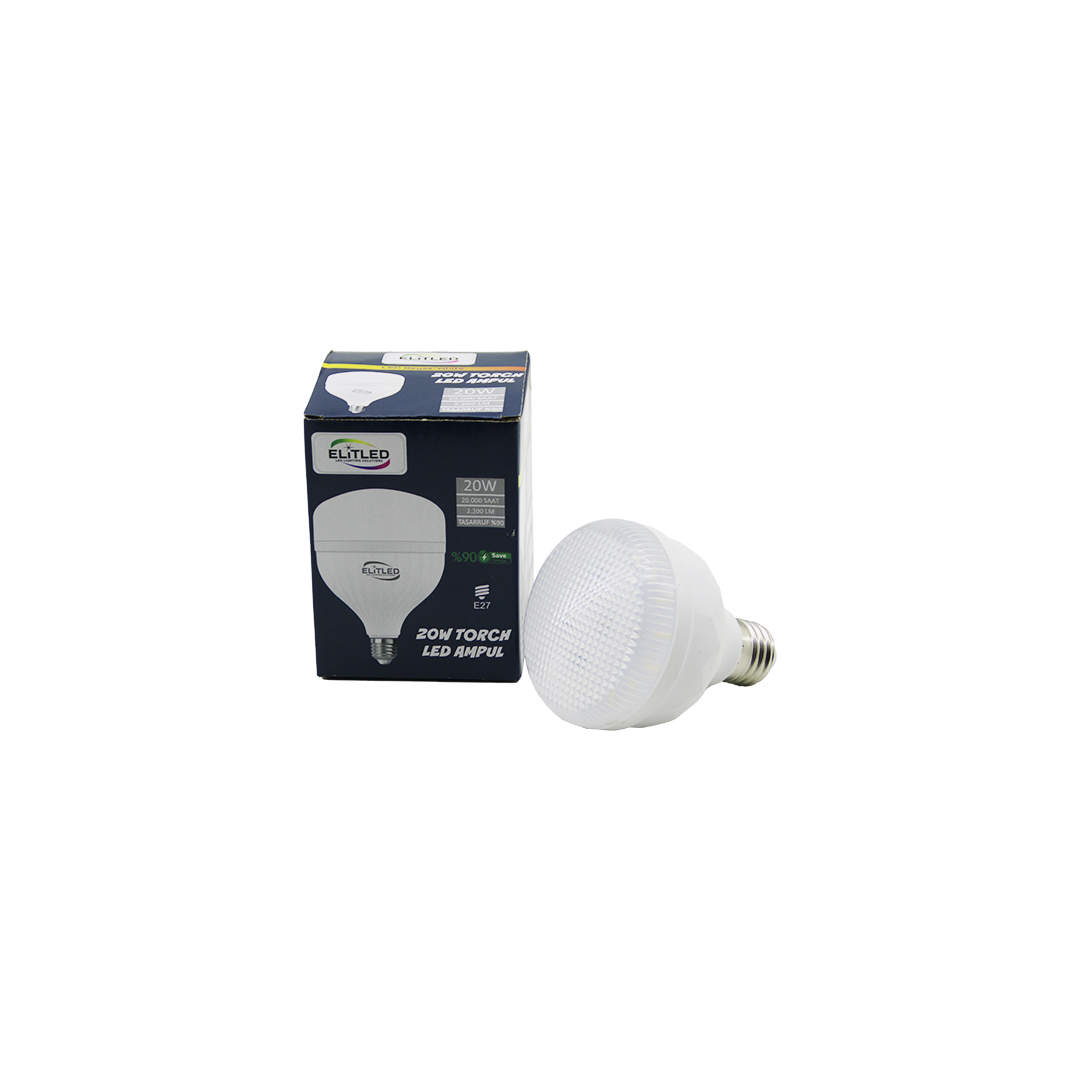 20W E27 LED Ampul 6400K 2200 Lümen