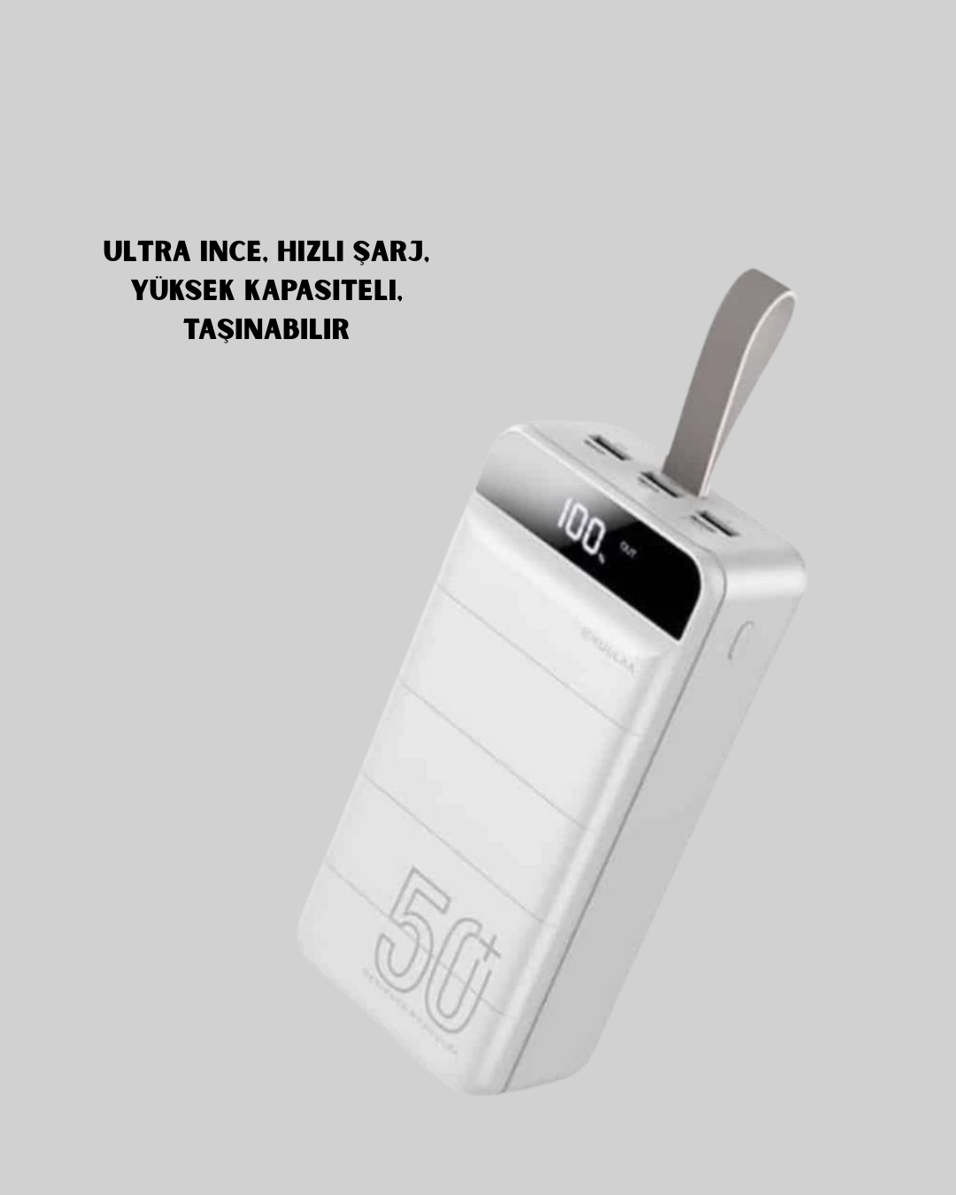 22.5W PD Destekli Taşınabilir Şarj Cihazı Çoklu Çıkışlı Model Powerbank