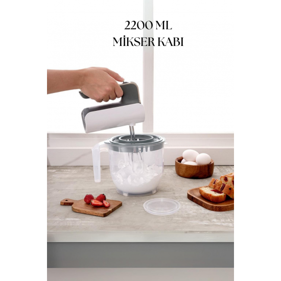 2200 Ml Mikser Kabı Yeşil & Ölçü Kabı & Saklama Kabı