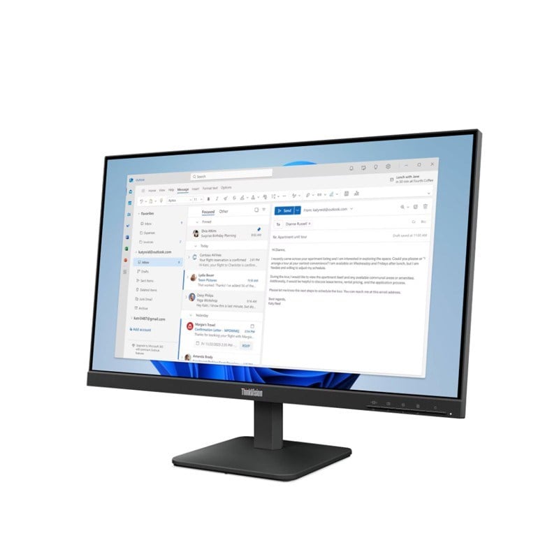 23.8 S24-4E THINKVISION 64B5KAT1TK 4MS 100HZ HDMI+VGA WLED MONITOR (3 YIL GARANTİ)