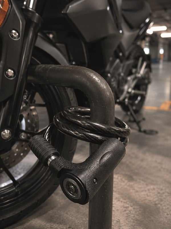 24 mm Kalın Çelik Halat ile Motosiklet ve Bisikletiniz İçin Güçlü Güvenlik