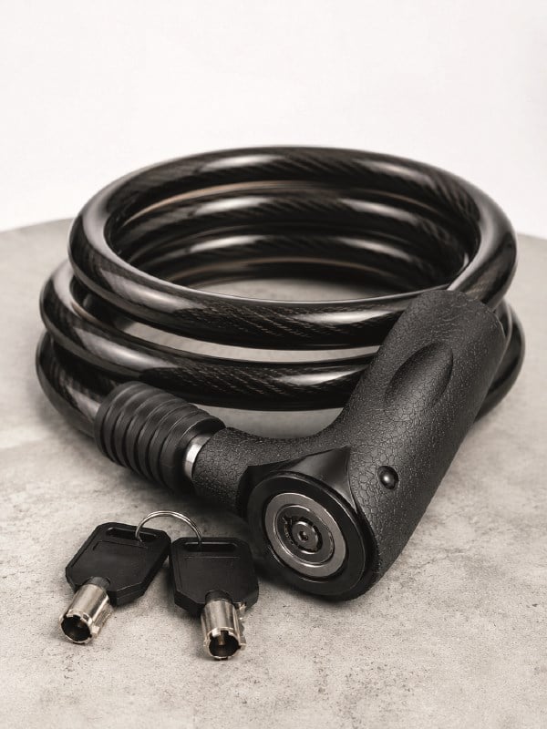 24 mm Kalın Çelik Halat ile Motosiklet ve Bisikletiniz İçin Güçlü Güvenlik