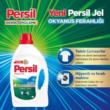 2470 ml Okyanus Ferahlığı ile Sıvı Çamaşır Deterjanı