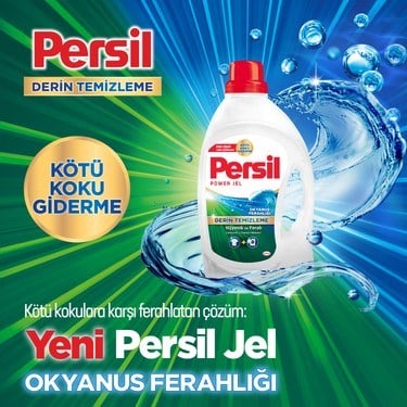 2470 ml Okyanus Ferahlığı ile Sıvı Çamaşır Deterjanı