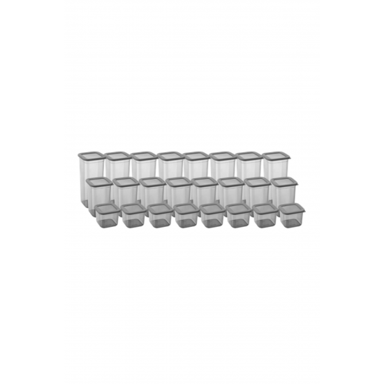 24'lü 3 Boy Kavanoz Seti & Saklama Kabı & Erzak Kabı 8x650/1300/1900 Ml (40 Lı Etiket Hediyeli)