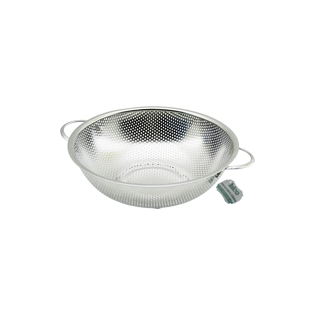 25 cm Çelik Süzgeç Metal Kulplu Tel Ayaklı